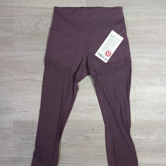 Lululemon Wunder Train Mesh HR Tight 25” Grape Thistle Purple Women's 6 NWT New - Picture 1 of 12